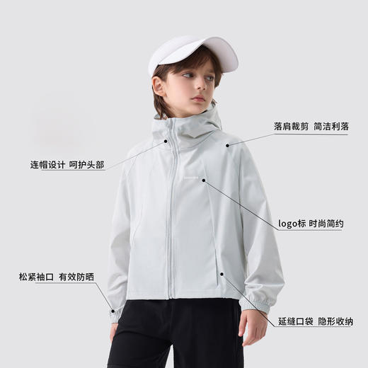 西蒙日记儿童原纱软壳防晒衣PT43 商品图5