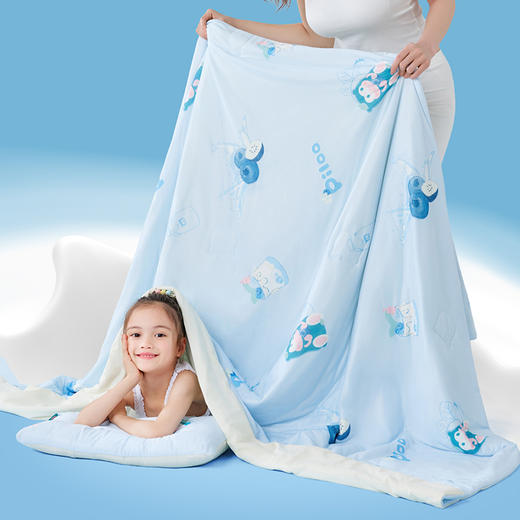 匹鲁凉感牛奶空调被  一面沁凉触感一面柔软贴合  舒爽随切换yc0326002 商品图10