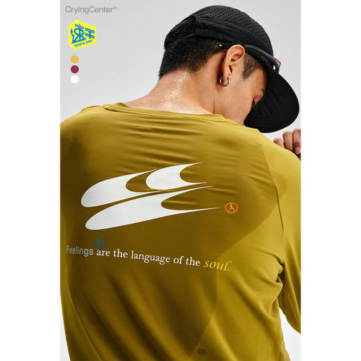 CryingCenter反光吸湿速干跑步运动户外综合训练服长袖上衣 商品图1