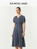 三石一澜SANCELAND 双乔波点印花连衣裙SK24103028 商品缩略图1