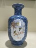 釉中彩青花开窗花鸟瓶 商品缩略图0