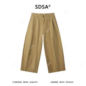 SDSA男装2026新款高贵轻奢潮牌时尚简约纯色休闲裤垂感百搭裤子