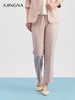 【商场同款】阿菁娜春季新款温柔气质烟管裤浅粉色高级显白微弹利落修饰腿型A31C110027 商品缩略图2