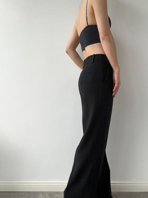 YANYI CHANG｜91890160  连腰直身显瘦及地长裤 [ 黛墨黑 ] 商品图3