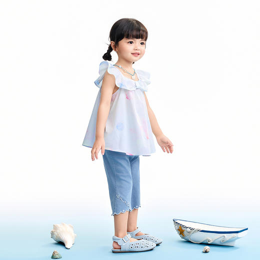 【实体店同款】女童上衣夏季新款安奈儿童装XG622194 商品图5