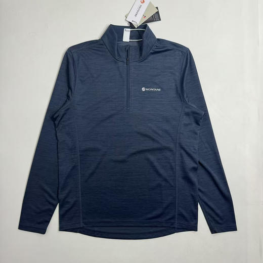 原单正品 MONTANE盟泰恩 DART ZIP半拉链长袖T恤 
浅蓝/深蓝/黑色 S-XXL 商品图2