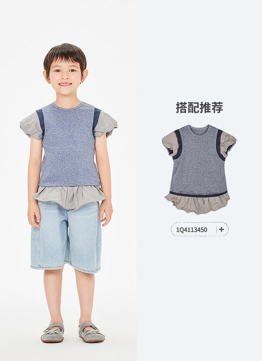 jnby    26年春款  牛仔短裤  1Q3E12500 商品图4