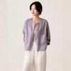 LONGNVFAIR天丝醋酸圆领短外套 宽松落肩 遮肉显瘦 商品缩略图5