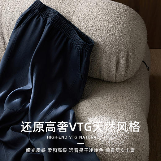 【走路带风】重磅100汗麻裤   会呼吸天然汗麻轻盈肌理感松弛镰刀裤拖拖裤 9912 商品图8