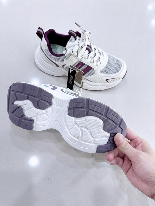 大树 3503双网老爹鞋 紫38.38.39.39红38码 商品图1