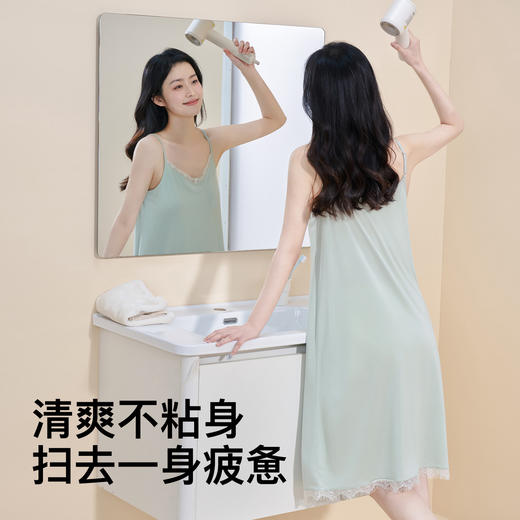 *【内茵】睡裙带胸垫一体吊带蕾丝边可外穿2026春夏季家居服睡衣女新款 商品图2