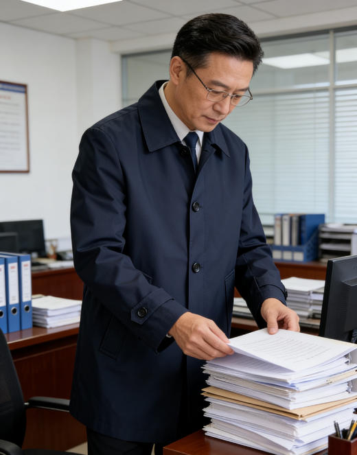 罗蒙春秋经典通勤百搭男士夹克风衣外套 商品图12