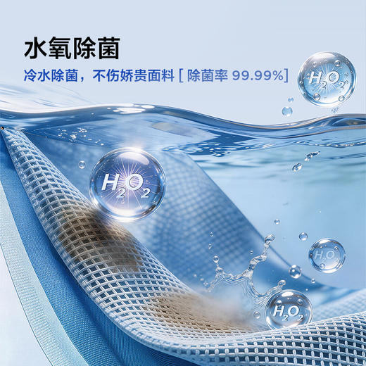【新品上市】TCL水氧超级筒滚筒洗衣机全自动洗烘一体12KG直驱水氧除菌护衣G120T7WMax-HDIS 商品图3