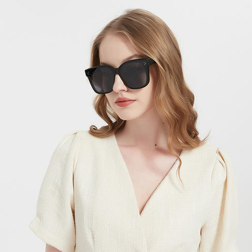 ZERSER姿森近视套镜偏光防紫外线舒适驾车墨镜韩版潮显脸小太阳镜50H8 商品图3