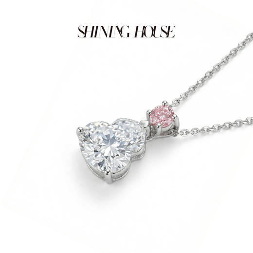 Riches·意趣东方系列 ShiningHouse[培育] 18K金钻石项链 葫芦形1克拉钻人工真钻人造钻石K金项链时尚钻石项链【此商品不支持7天无理由退货退款】约3个工作日发货 商品图2