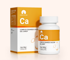 童年故事Child Story液体钙软胶囊 补钙 复合维生素VD+天然【海藻钙】60粒