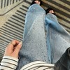 ✨bulingbuling老闪了【重工满天星烫钻高腰阔腿牛仔裤配腰绳】高腰阔腿牛仔裤   0329返团 商品缩略图1