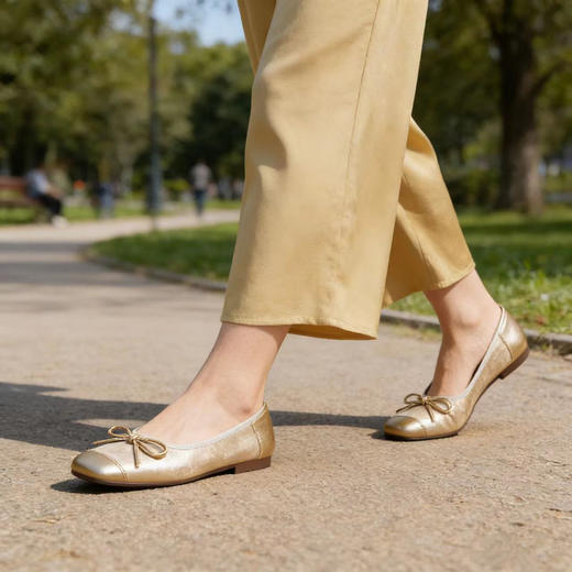 女士春夏季新款法式平底芭蕾舞鞋子脚蹬蛋卷软底孕妇豆豆单鞋35-40★娃娃优选 商品图8