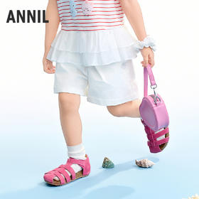 【实体店同款】女童梭织短裤夏季新款安奈儿童装XG626253