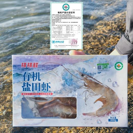 顺丰包邮，4盒送1盒到手5盒，渤海湾有机生冻盐田虾1年只有1季，一盒一码可溯源 活虾速冻 肉质弹甜 只需要白灼就非常好吃 顺丰基地直邮 商品图2