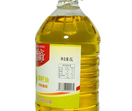 重庆小蜜蜂一级菜籽油5L桶装非转基因物理压榨农家传统食用油炒菜 商品图2