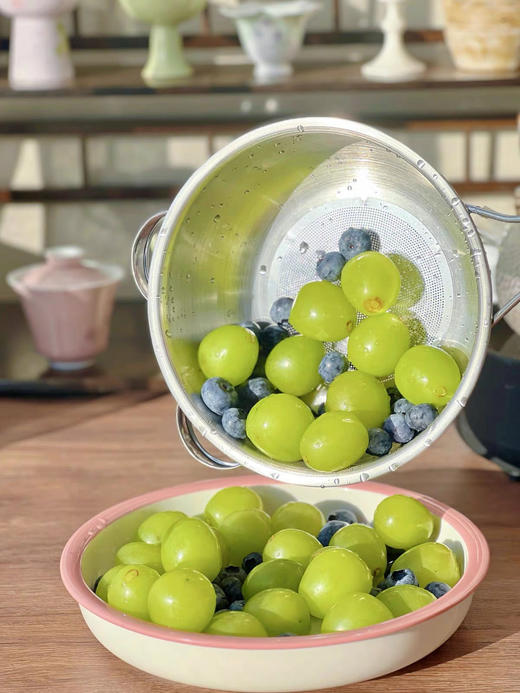 【小来】到手2个！不锈钢沥水筛，水果、蔬菜清洗，淘米多用，洗净无残留 商品图1