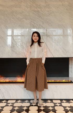 复古奇遇|文艺贴袋格子裙