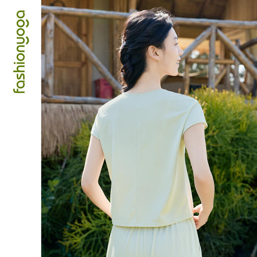 FM16307新中式简约外搭短袖 商品图10