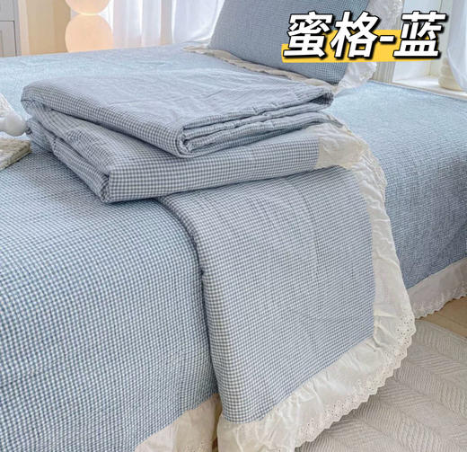 法式轻奢公主风三件套超柔水洗棉床盖G118000138 商品图5