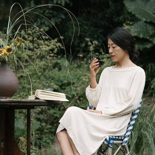 【上新88折】「元神」系列家居袍 | 圆领连衣裙 禾娑基地 敦煌生态种植老种子棉 无塑星球「贴身衣物一经售出非质量问题不支持退换」 商品图0