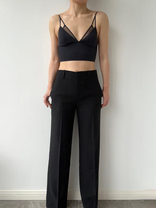 YANYI CHANG｜91890160  连腰直身显瘦及地长裤 [ 黛墨黑 ] 商品图1