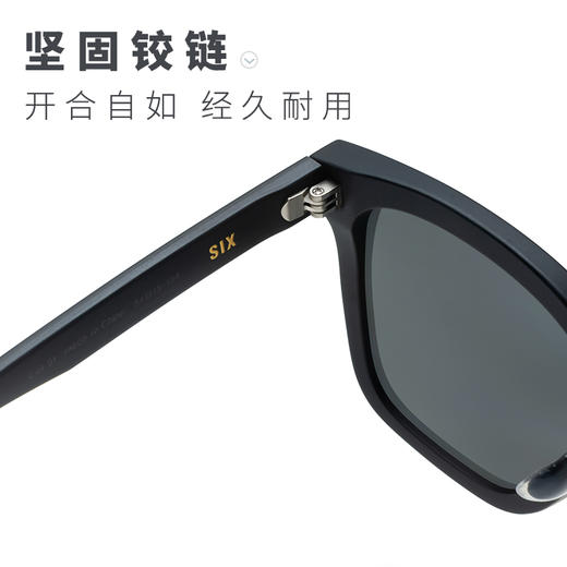 ZERSER姿森欧美大框TR偏光墨镜女高级感显脸小防紫外six 商品图3