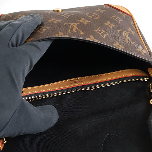 【95新】LV路易威登DIANE手袋M45985老花黑肩带DIANE法棍包单肩包女士160326AK02 商品图9