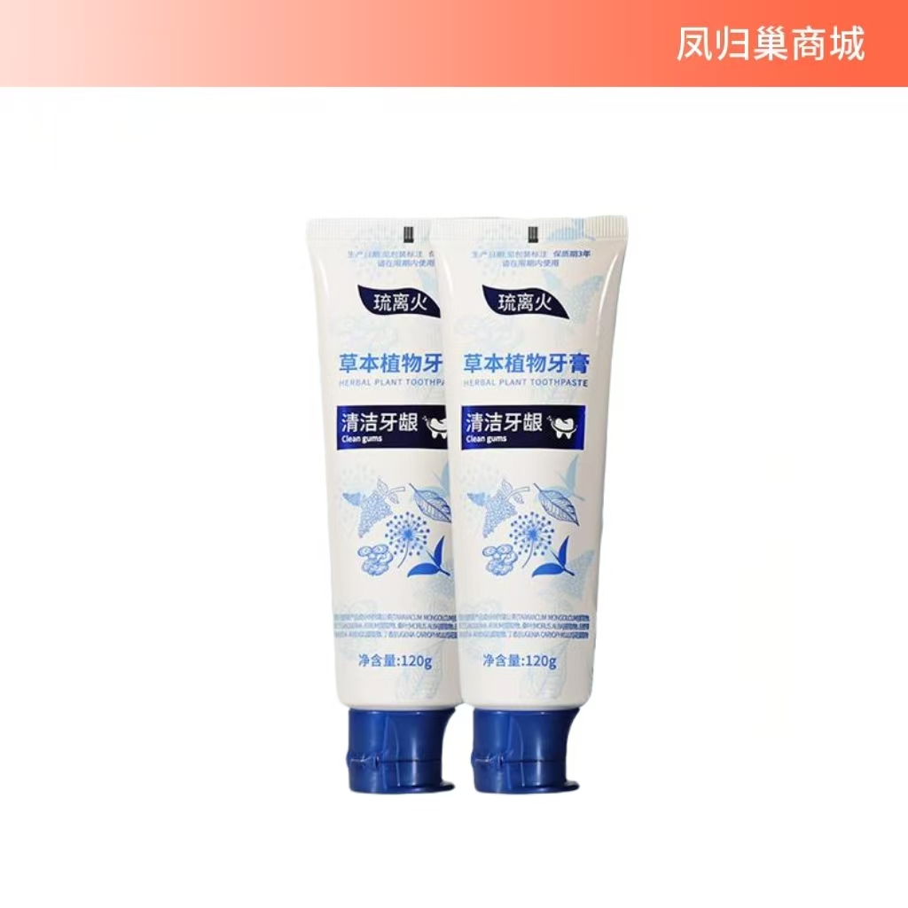 【凤品优选】琉离火 牙膏清洁口腔口气清新保护牙龈多种合一28种草本植物牙膏