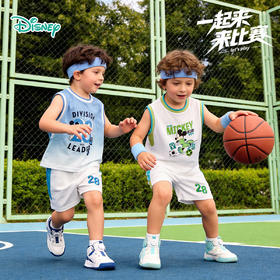 迪士尼超能玩家男童夏季运动背心套装ZD2FT011