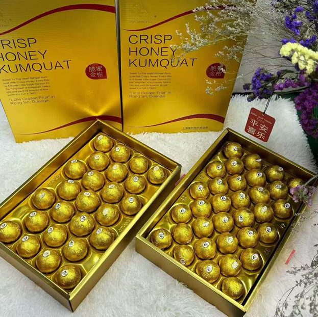 极蜜大龙珠，脆蜜金柑大大果 一箱25枚