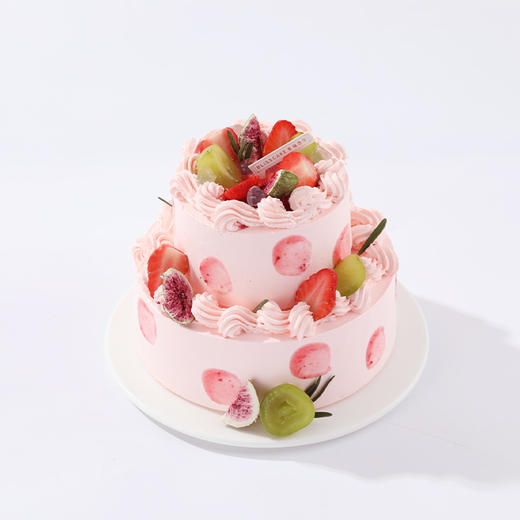 【草莓鲜果乐园】Ins风高颜值春日鲜果蛋糕，甜润草莓+鲜甜青提+无花果干，三重果香一口幸福快乐满满（深圳幸福西饼） 商品图4