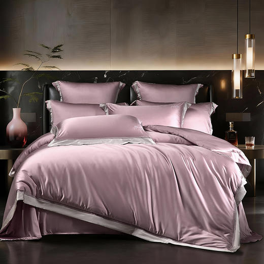 多喜爱 60S天丝棉套件 澜LAN 【AA级抗菌】【双股交织】【高密贡缎】【镂空花边】【精致刺绣】【礼盒包装】【专利圆角床单】柔滑光泽 日细腻厚实 商品图7