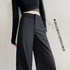 「高腰阔腿超模裤」显瘦阔腿 隐形拉链 视觉拉长腰线 轻薄舒适百搭 商品缩略图3