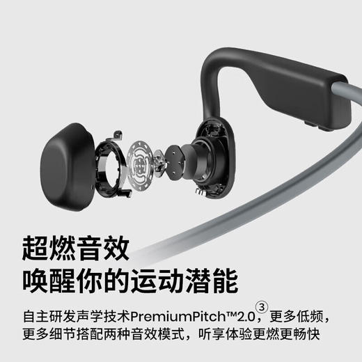 韶音0penMove骨传导蓝牙无线开放式耳机耳麦 S661 灰色 商品图3