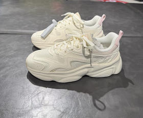 XXM  李宁奶椰|休闲鞋女鞋2026年新款复古厚底增高老爹鞋跑步鞋运动鞋