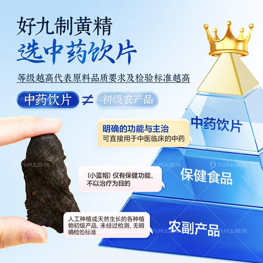 【限时买1送1】九制黄精中药饮片200g黄精九蒸九制正品官方旗舰店高含量养生泡茶（太皇天丞） 商品图3