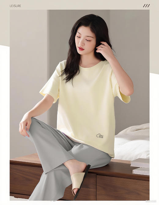 🔥舒适无感❗️【莫代尔情侣家居服】承包整年宅家松弛感❗️亲肤软糯面料，一穿就爱上，疲惫瞬间清零 某宝价💰150+ 今天开团价仅需💰59.9 商品图5