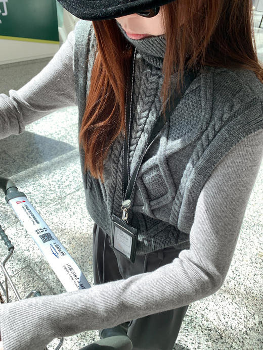 <曾小咸推荐>3.22现货秒杀 ！微信超特价！两穿高领毛织马甲背心 日常169.99 立减90 秒杀79.99！！抽绳直筒西装裤（加厚）秒杀89.99！！ 商品图6