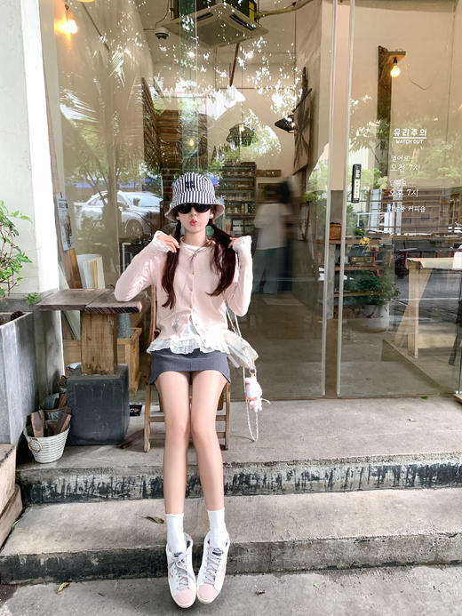 <曾小咸推荐>3.21现货秒杀 ！微信超特价！纯色4色针织开衫 日常139.99 立减80 秒杀59.99！！ 商品图9