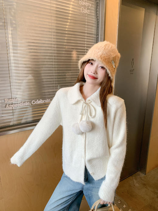 <曾小咸推荐>3.22现货秒杀 ！微信超特价！韩系翻领针织开衫 日常209.99 立减120 秒杀89.99！！加绒牛仔裤 秒杀99.99！！ 商品图13