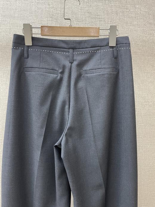 精纺羊毛直筒裤 商品图4