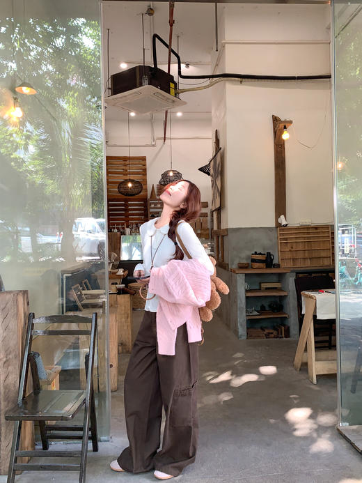 <曾小咸推荐>3.22现货秒杀 ！微信超特价！韩系娃娃领打底长袖 日常109.99 立减40 秒杀69.99！ 毛衣开衫 秒杀89.99！休闲裤 秒杀99.99！ 商品图6