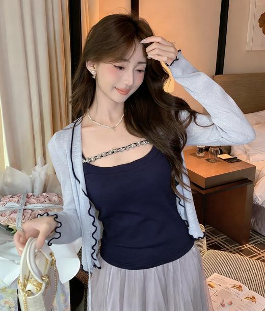 张心子【轻氧夏日】春夏防晒减龄针织开衫 U2603033 商品图7