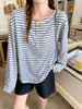 <曾小咸推荐>3.21现货秒杀 ！微信超特价！韩系条纹T恤罩衫 日常139.99 立减80 秒杀59.99！！ 商品缩略图7